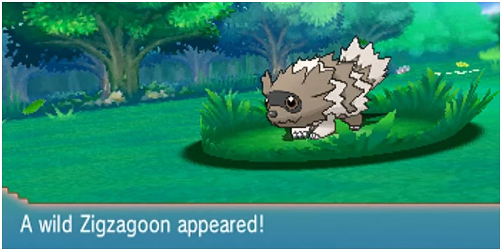 Screenshot of wild Pokemon in Pokemon Omega Ruby