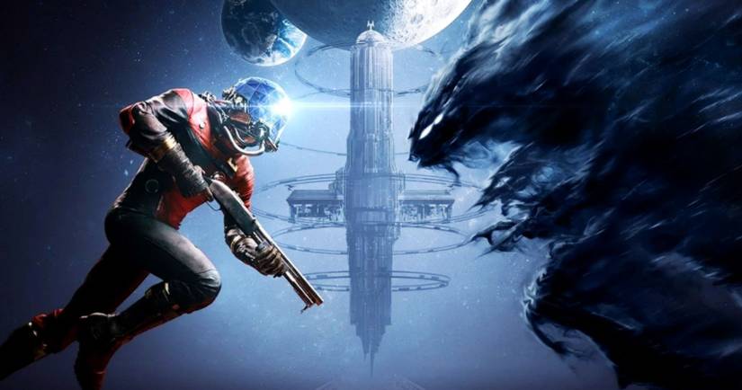 Prey Official Artwork With Morgan Yu And The Typhon Nightmare