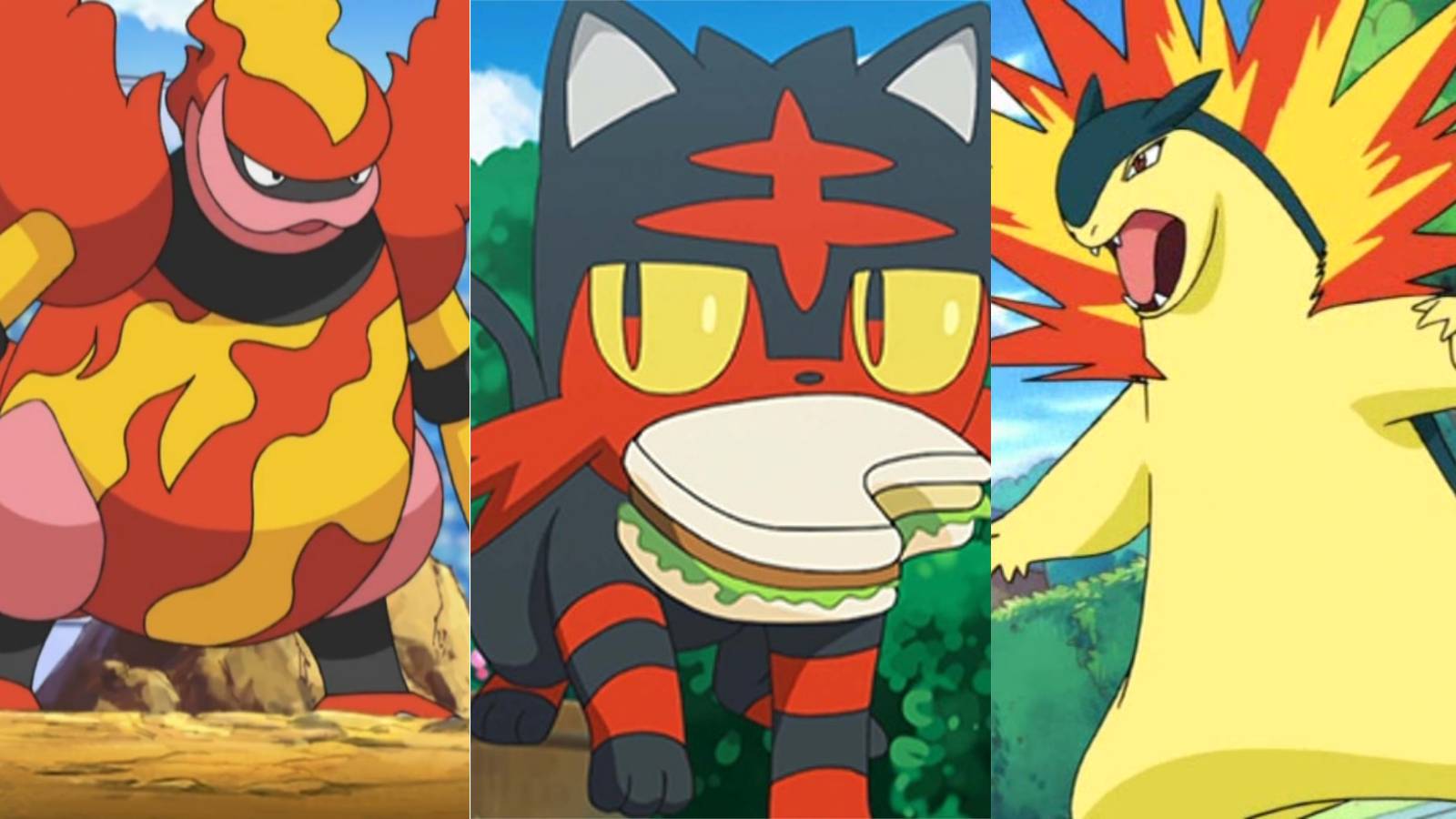 Best Pure Fire-Type Pokemon Featured