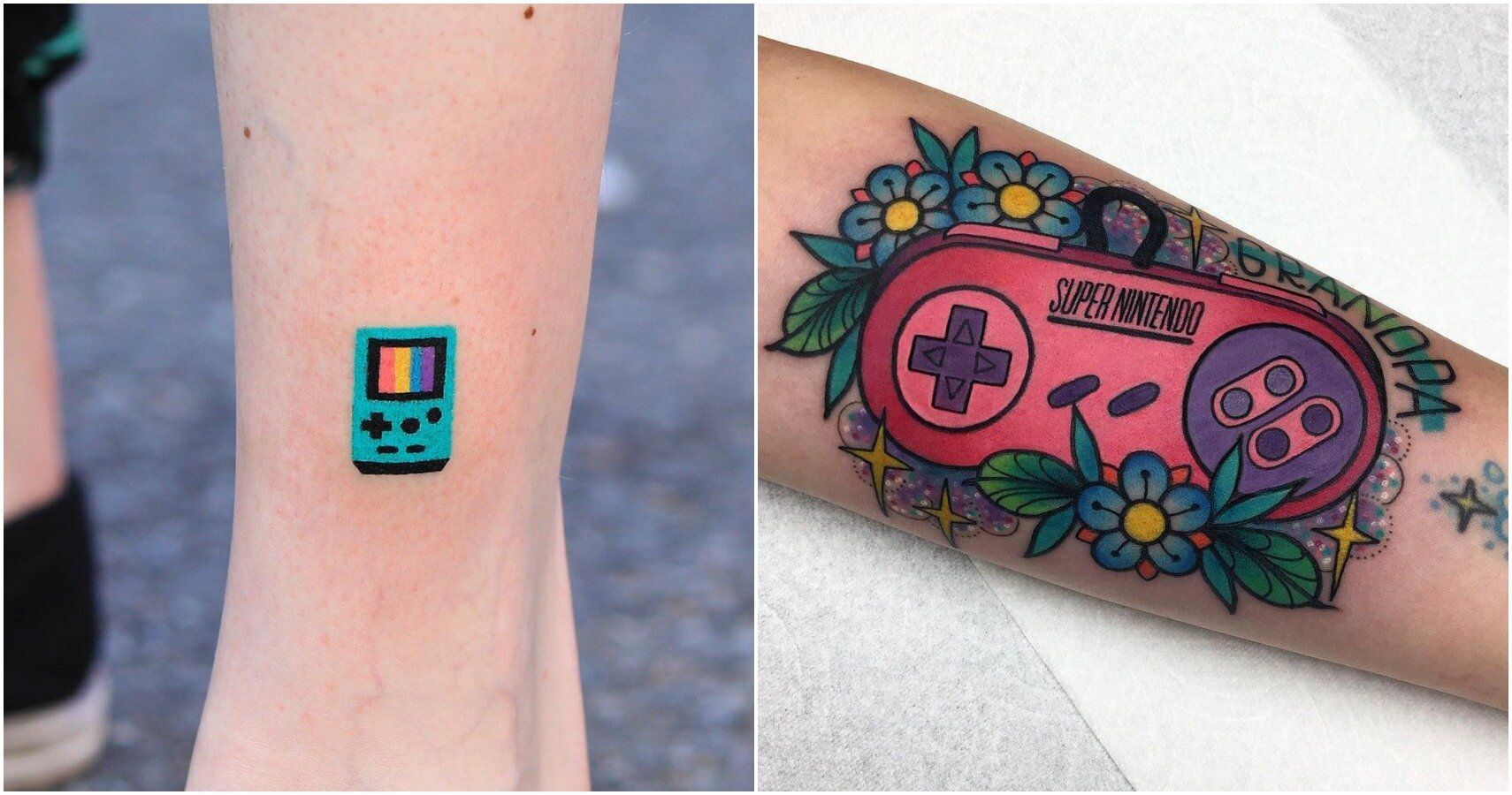 Level Up Party Gaming Tattoo Squares (8) | Party World