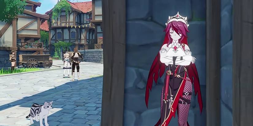 Rosaria hiding from Barbara