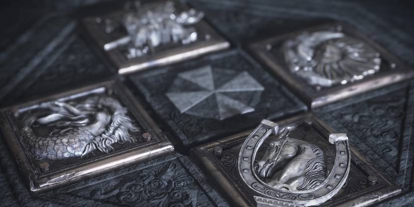 Resident Evil Village Umbrella Logo From Trailer