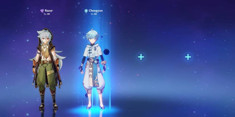 Chongyun paired with Razor