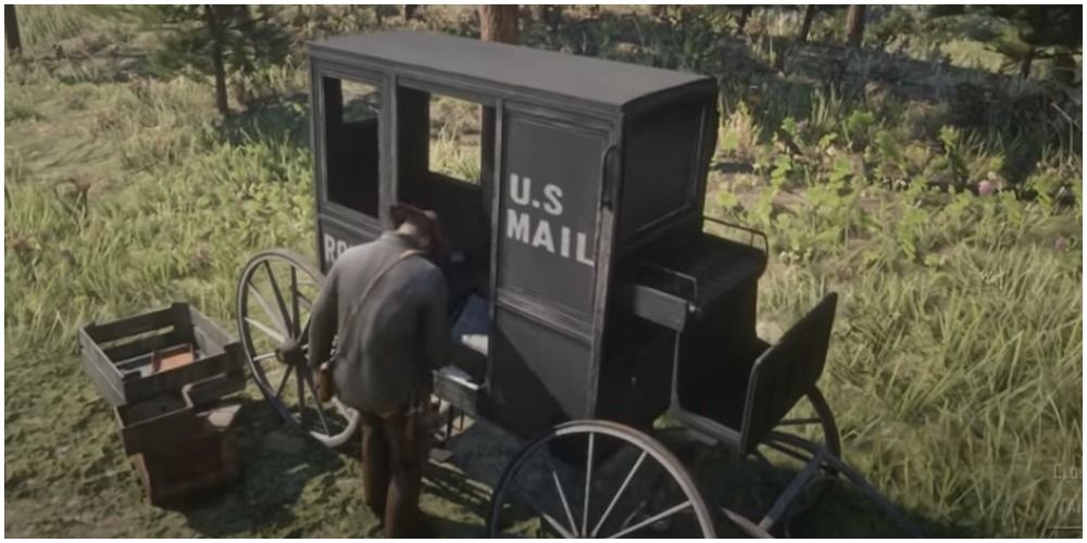 Red Dead Redemption 2 Finding The Abandoned Mail Cart
