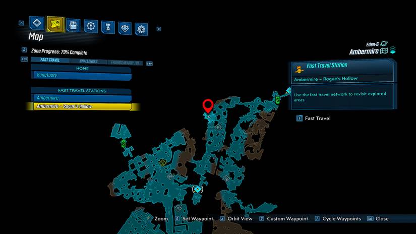 Red Jabber Map Location Borderlands 3