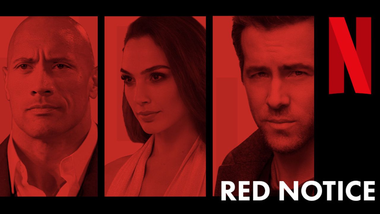 Dwayne Johnson, Gal Gadot and Ryan Reynolds star in Red Notice