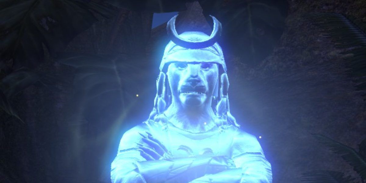 Ghost of Rid-Thar-riDatta, the first Mane, in The Elder Scrolls Online