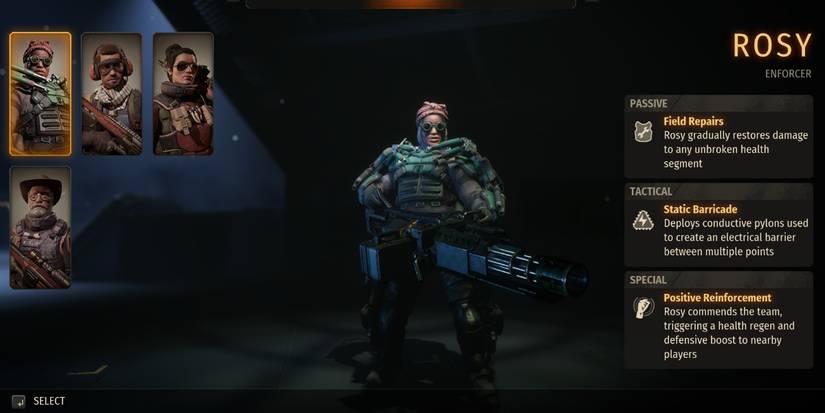 Rosy loading screen in Second Extinction