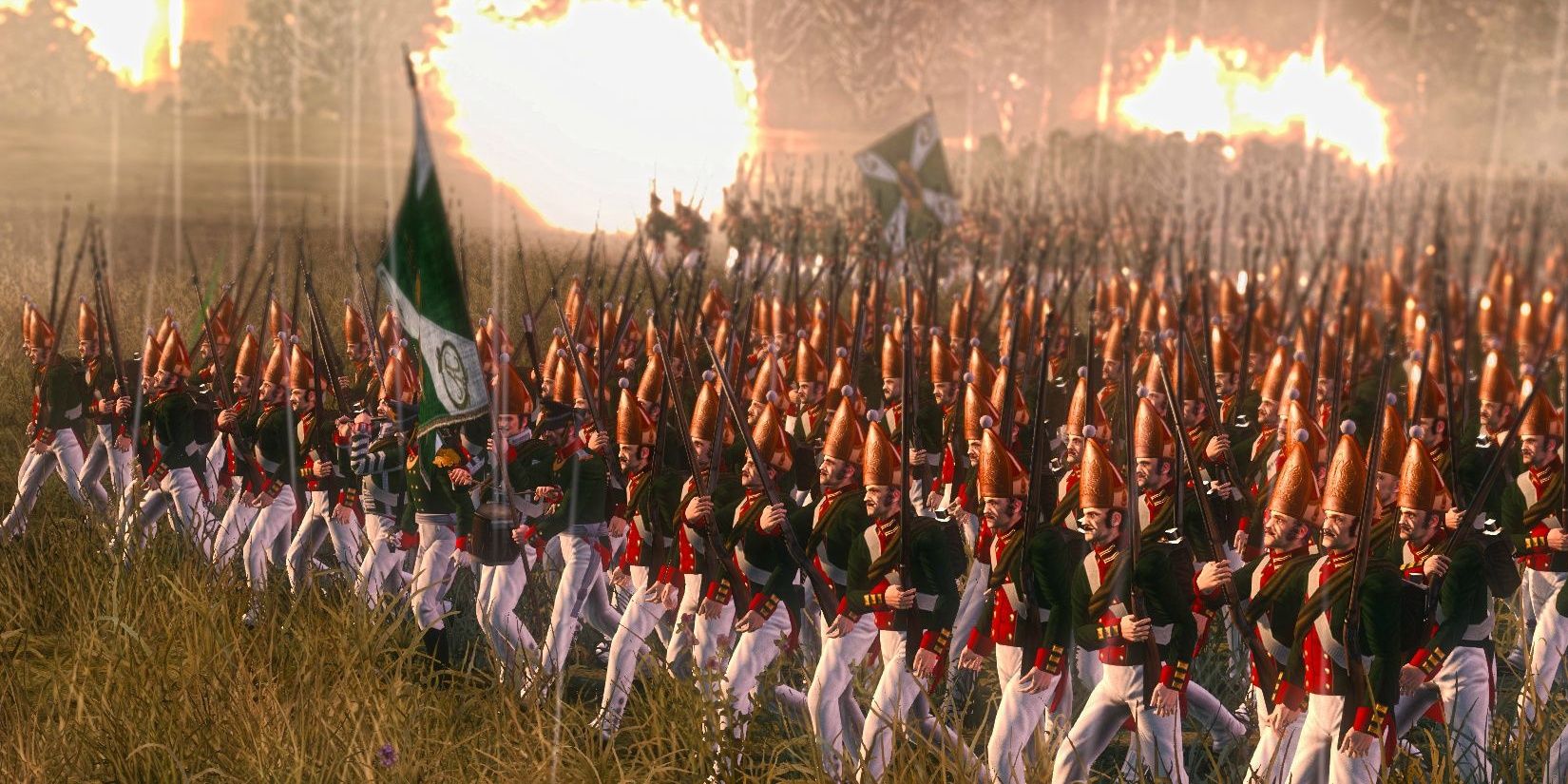 Marching Russian Infantry From Napoleon Total War