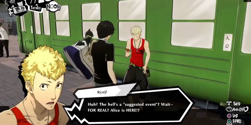 Persona 5 Strikers: Ryuji Using "For Real" 5 Minutes Into Strikers