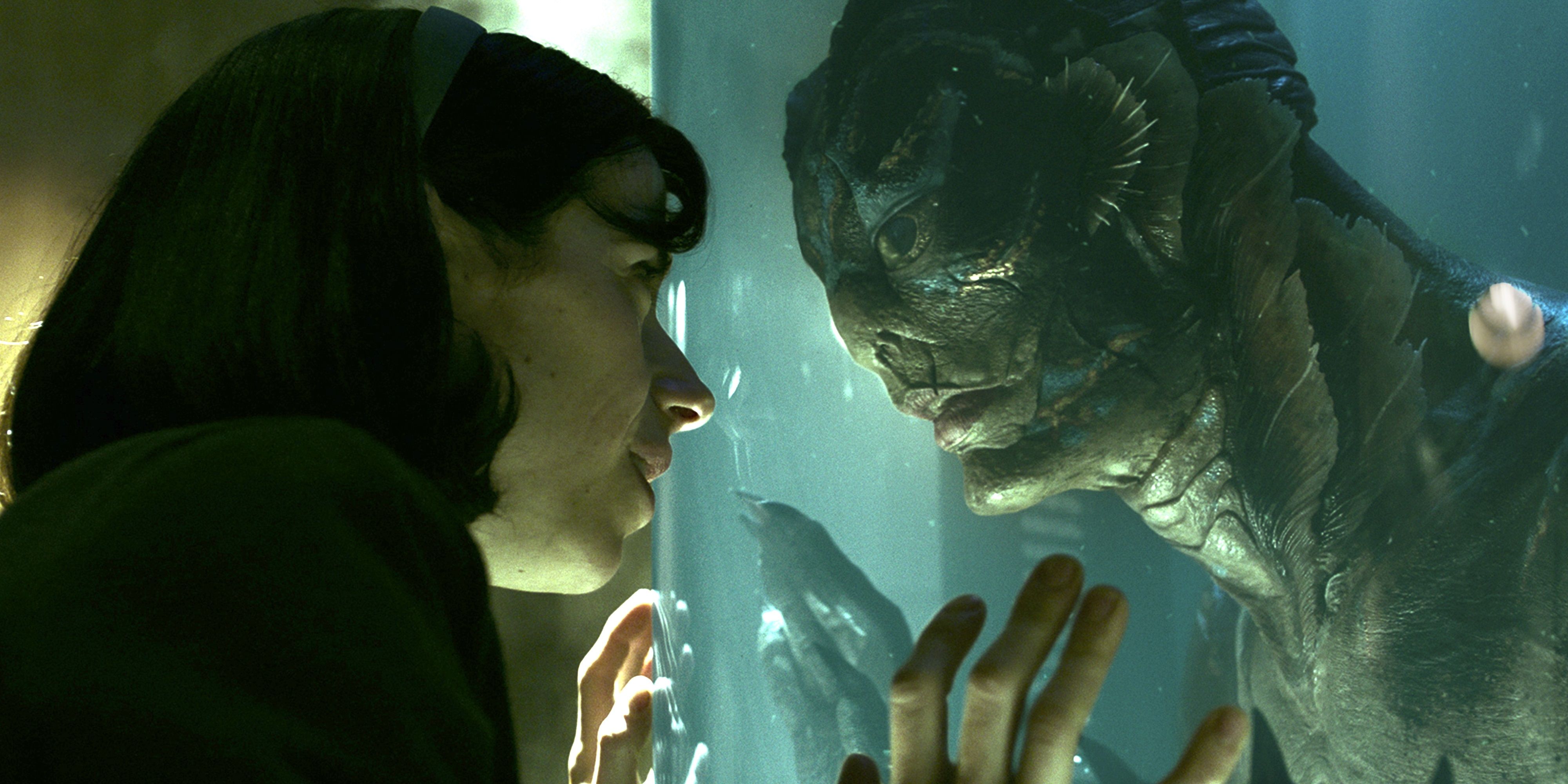 Sally Hawkins and Doug Jones in The Shape of Water