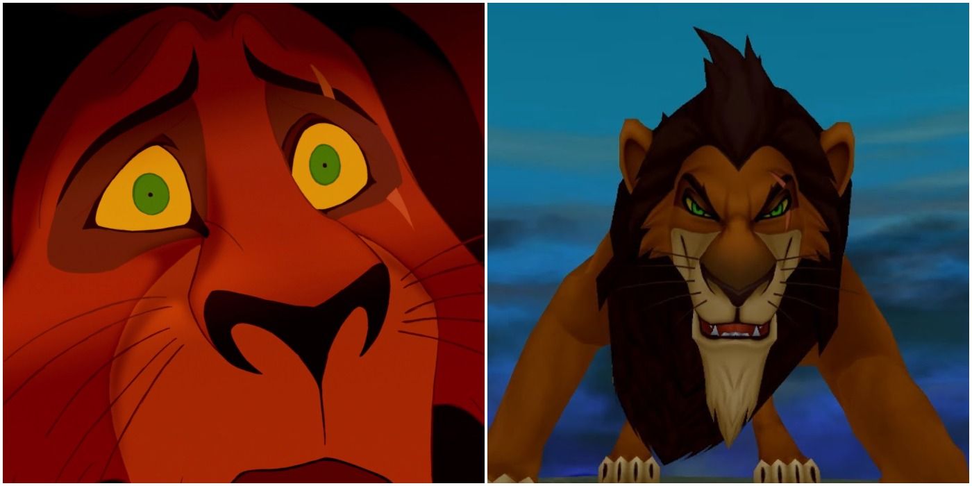 Rather than be eaten by hyenas in The Lion King, Scar gets his second wind in Kingdom Hearts II