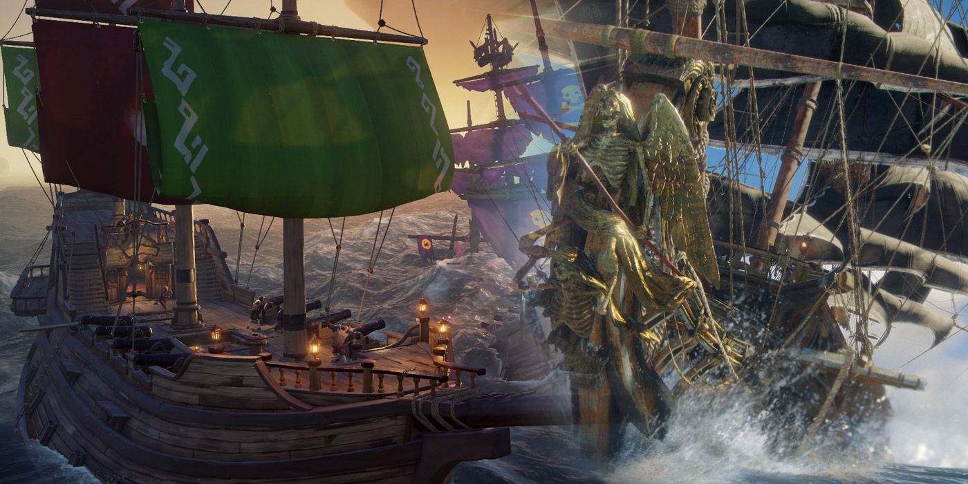 Sea Of Thieves Skull And Bones Pirate Ships