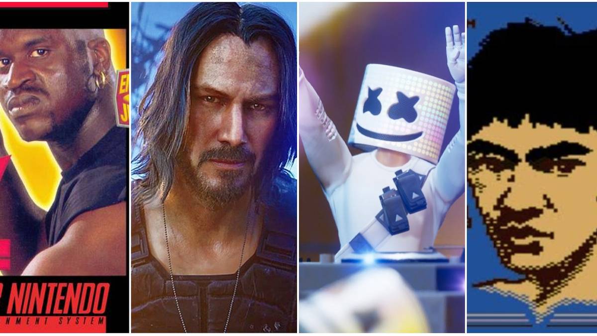 Shaq, Keanu Reeves, Marshmello, Bruce Lee