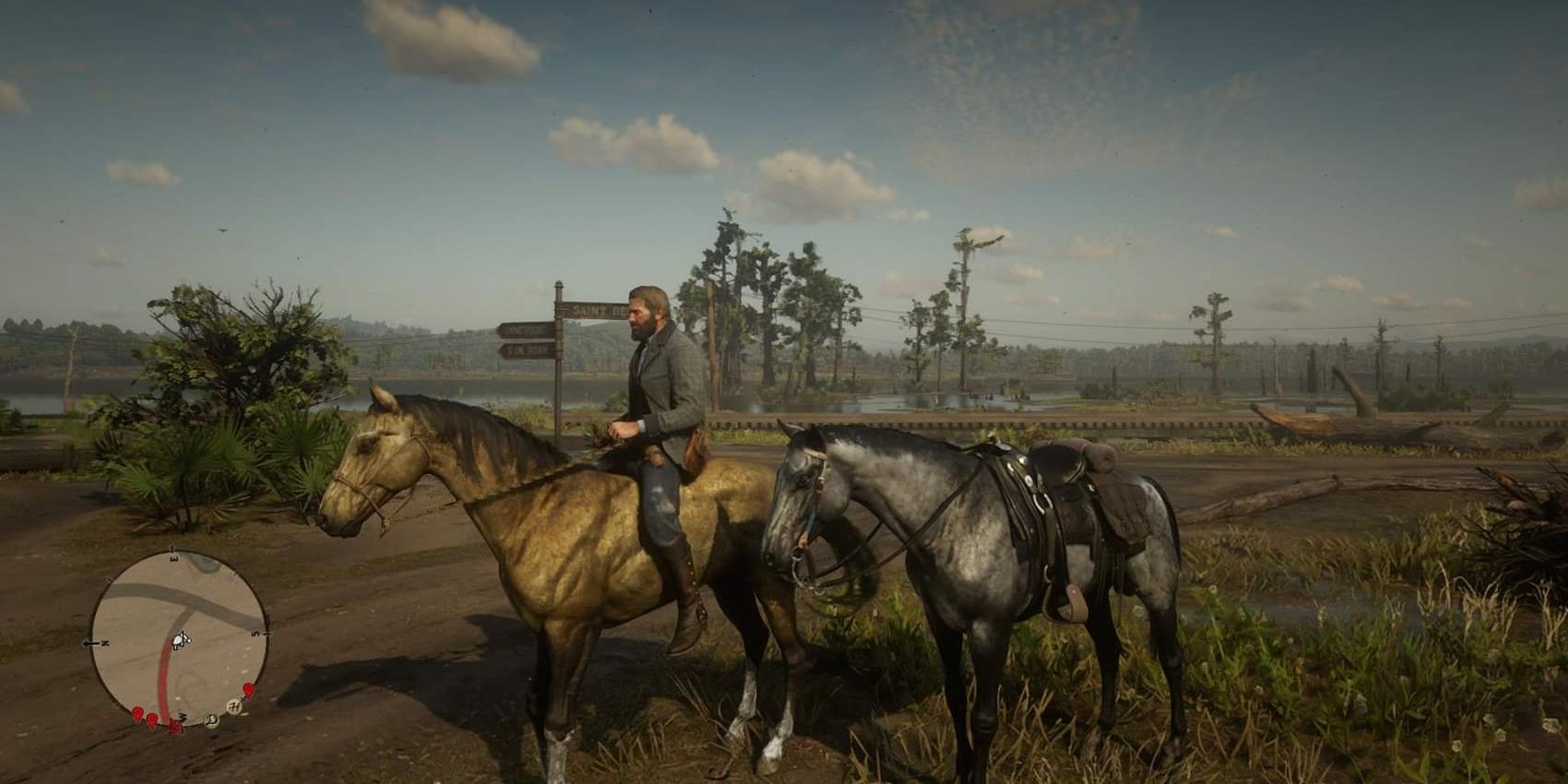 Arthur Leading A Gold & Silver Turkoman From Red Dead Redemption 2