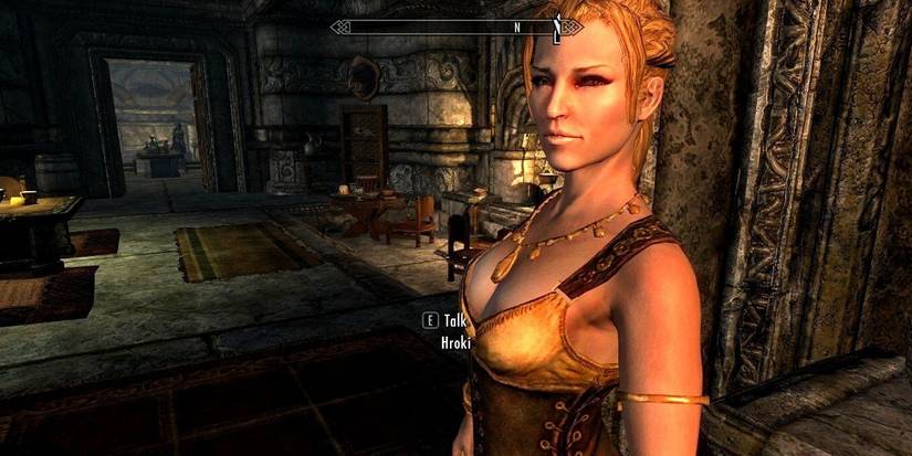 Skyrim Hroki At Silver-Blood In