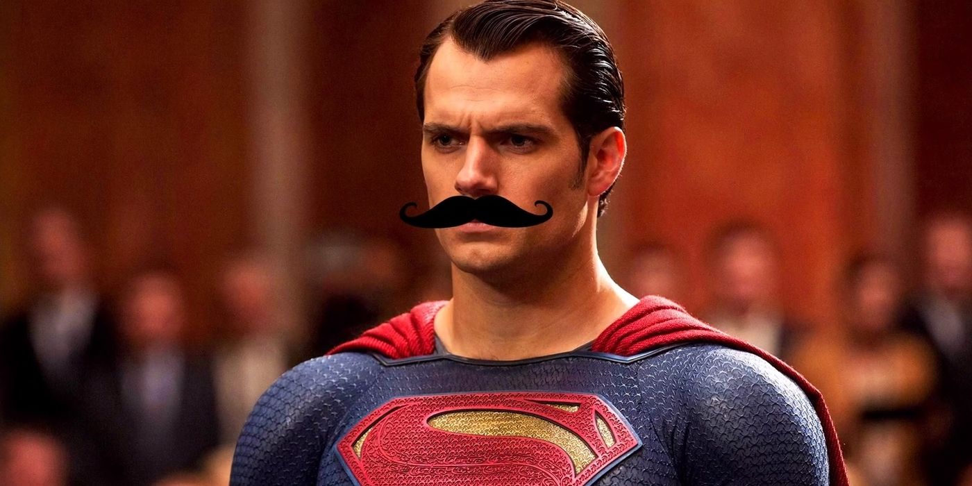 Henry Cavill Superman Mustache Gets put back in Justice League