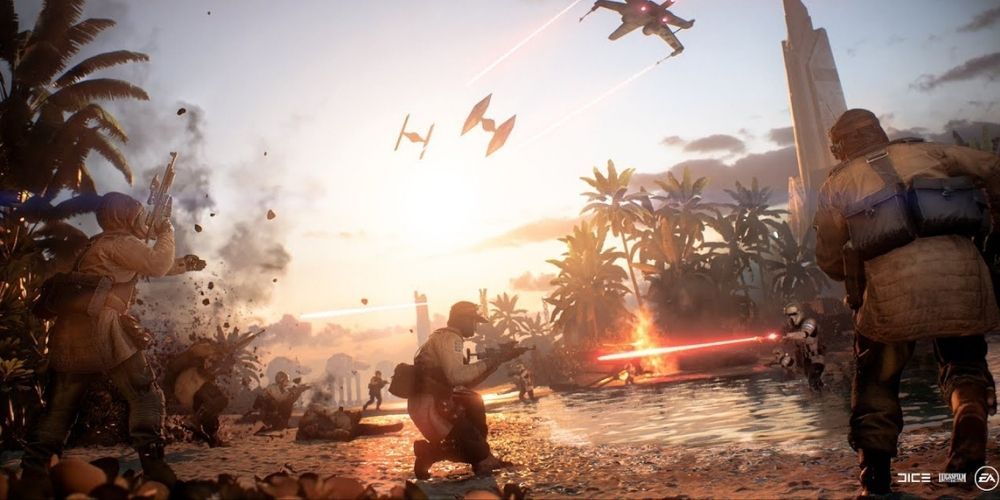 Star Wars Battlefront Gameplay Poster