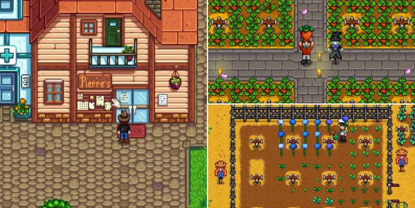 Stardew Valley spring crops, pierre's store