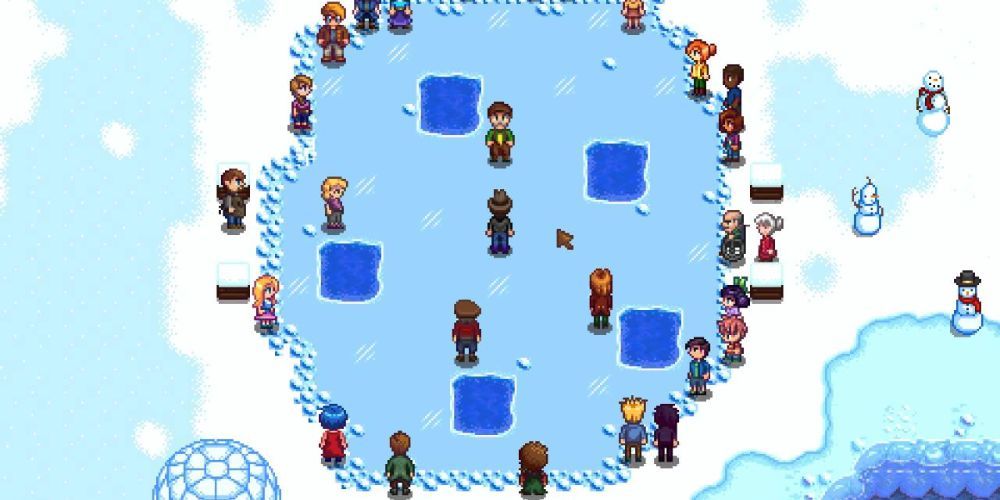 The Ice Fishing Contest Is The Main Event Of The Winter Festival In Stardew Valley