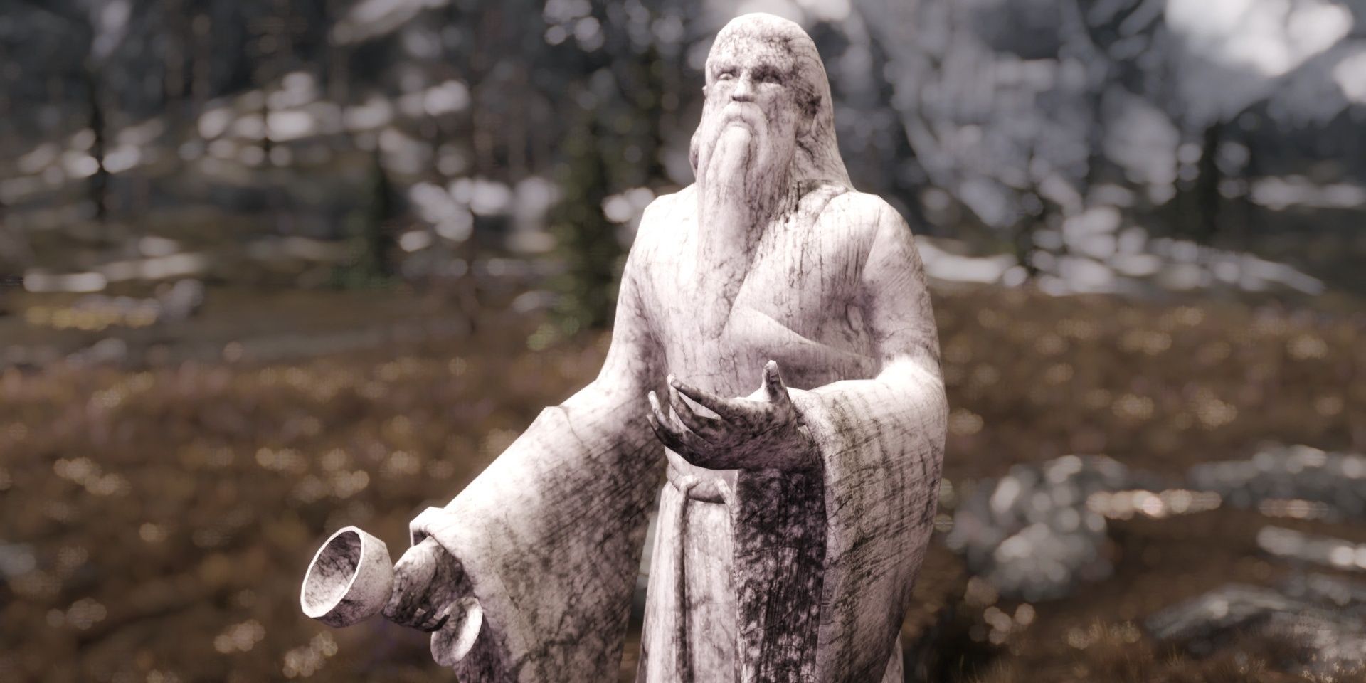 Statue Of Stendarr From The Elder Scrolls V Skyrim