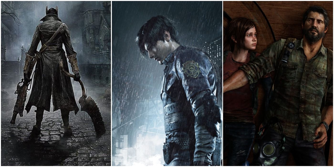 Art from Bloodborne, Resident Evil, and The Last Of Us