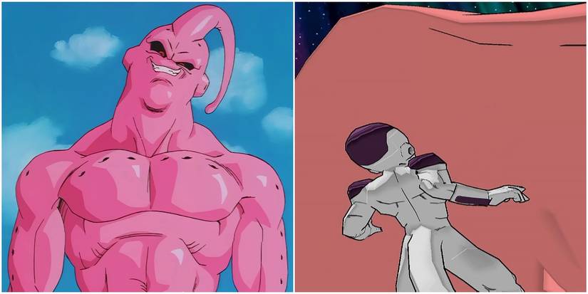 Super Buu absorbs Frieza in Dragon Ball Z: Budokai 2