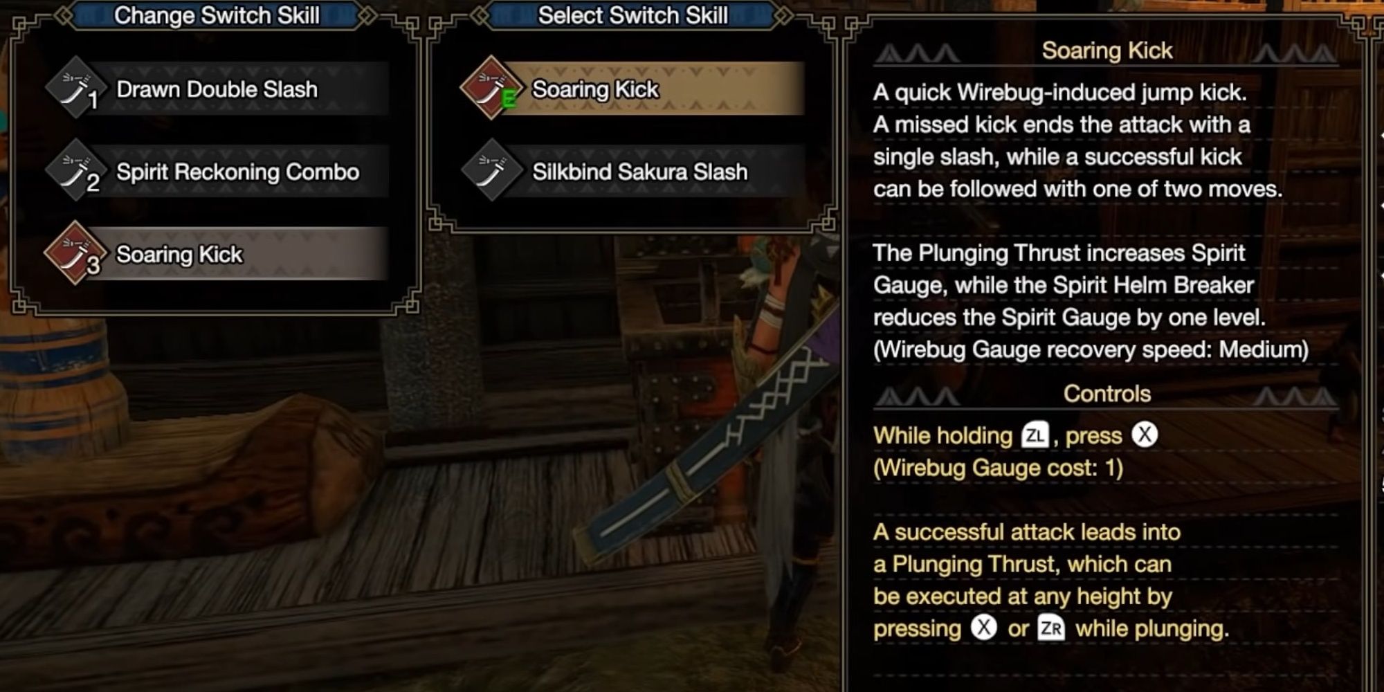 Long Sword Switch Skills
