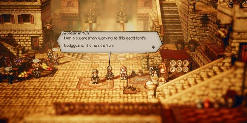 Swordsman Yuri Can Be Found In The Town Of Marsalim In Octopath Travelers