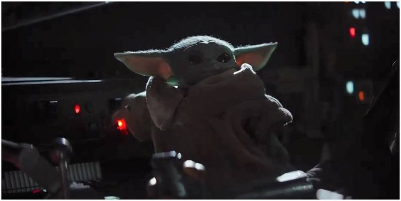 Screenshot of The Child Grogu from The Mandalorian