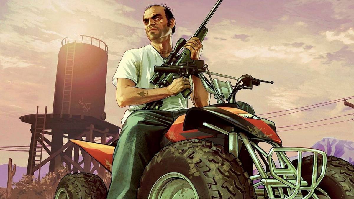 gta 5 trevor with gun