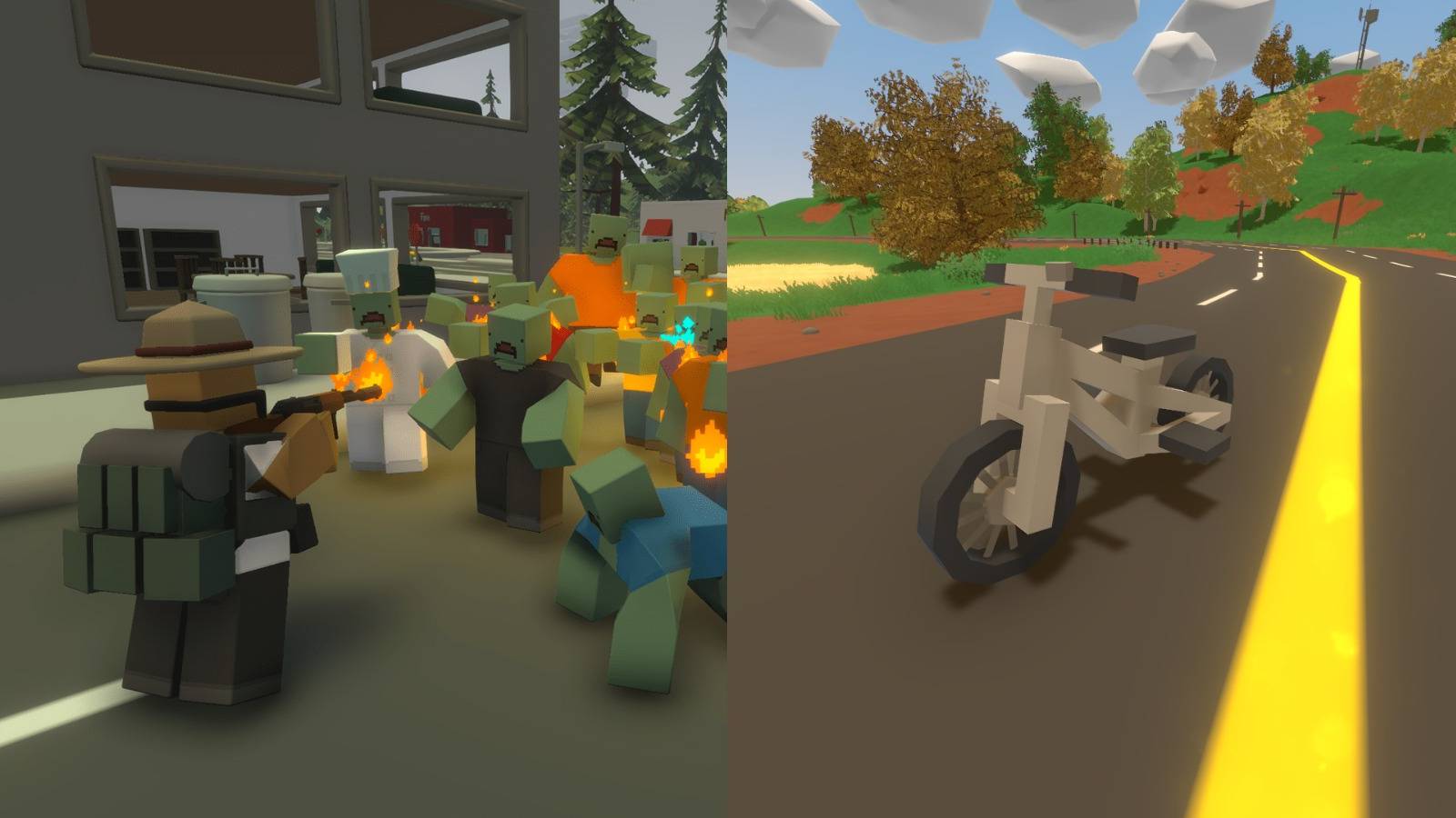 Unturned Zombie Horde And Bicycle