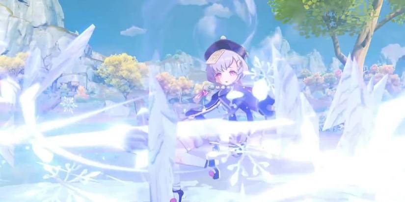 Qiqi using her skill