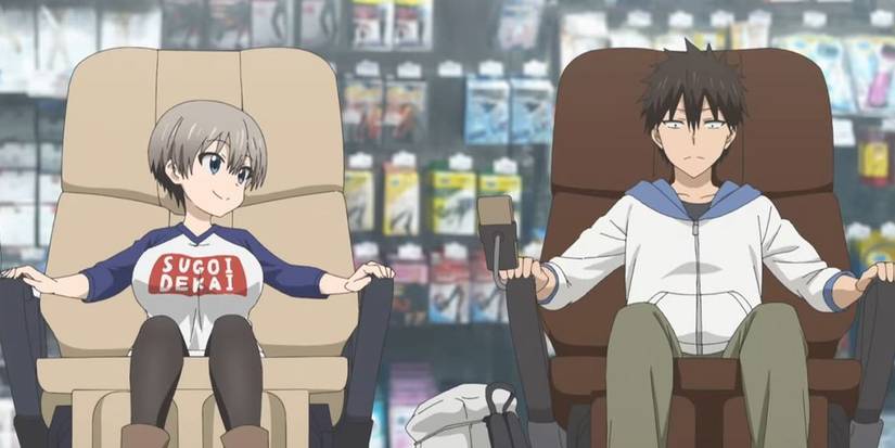 Uzaki-chan Wants to Hang Out, Hana Uzaki and Shinichi Sakurai