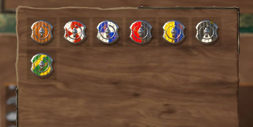 Valheim shield style selection window.