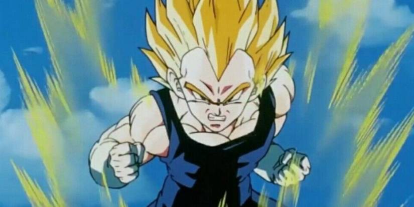 Vegeta prepares to fight Super Buu in Dragon Ball Z