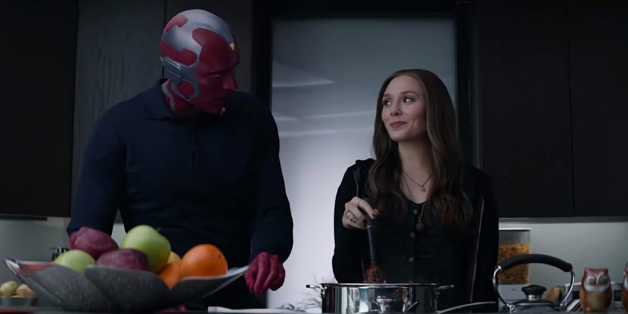 Wanda and Vision cooking in Captain America Civil War