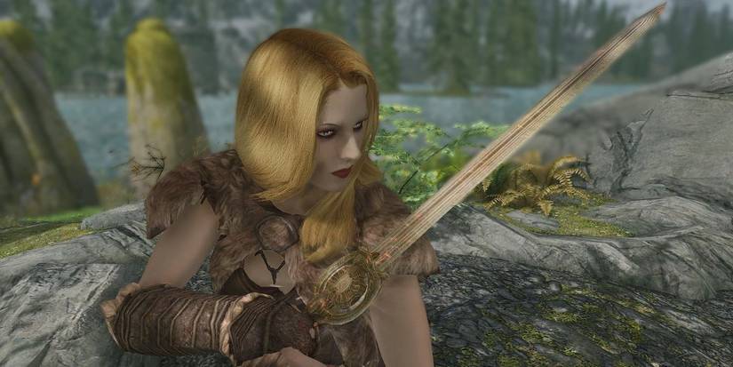 A Warrior Wielding Dawnbreaker