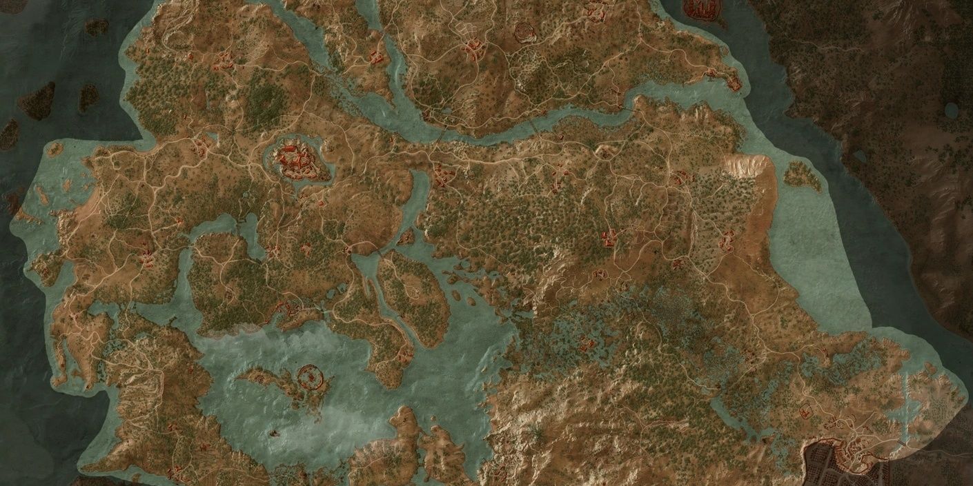 The Map From The Witcher 3