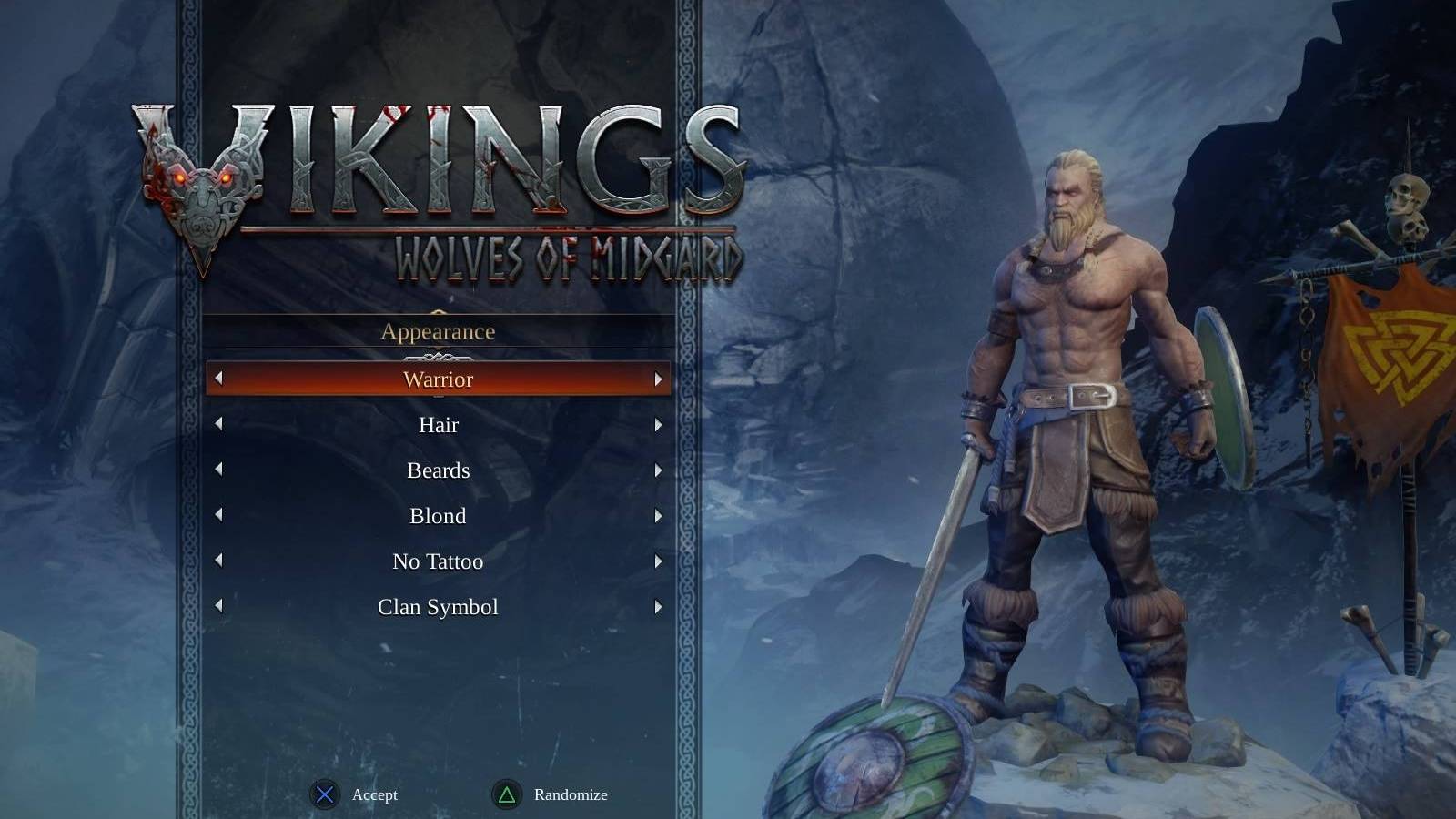 Vikings: Wolves of Midgard Main Menu