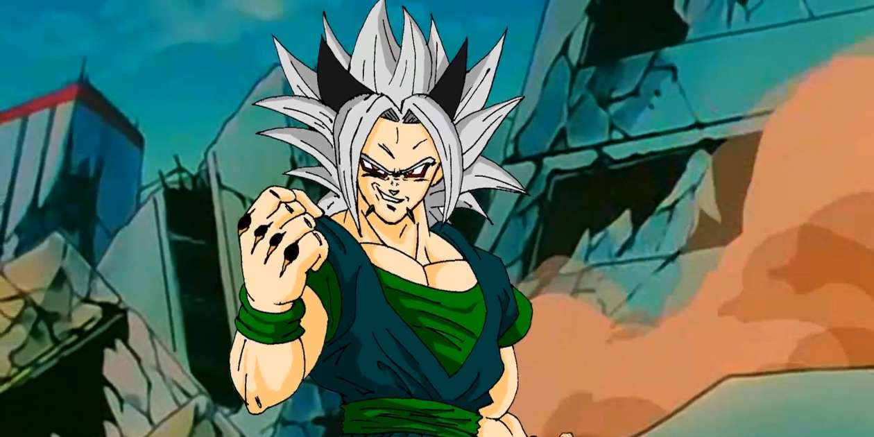 Zaiko prepares for battle in a fan-made Dragon Ball AF image