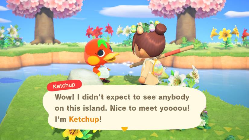 animal crossing new horizons ketchup