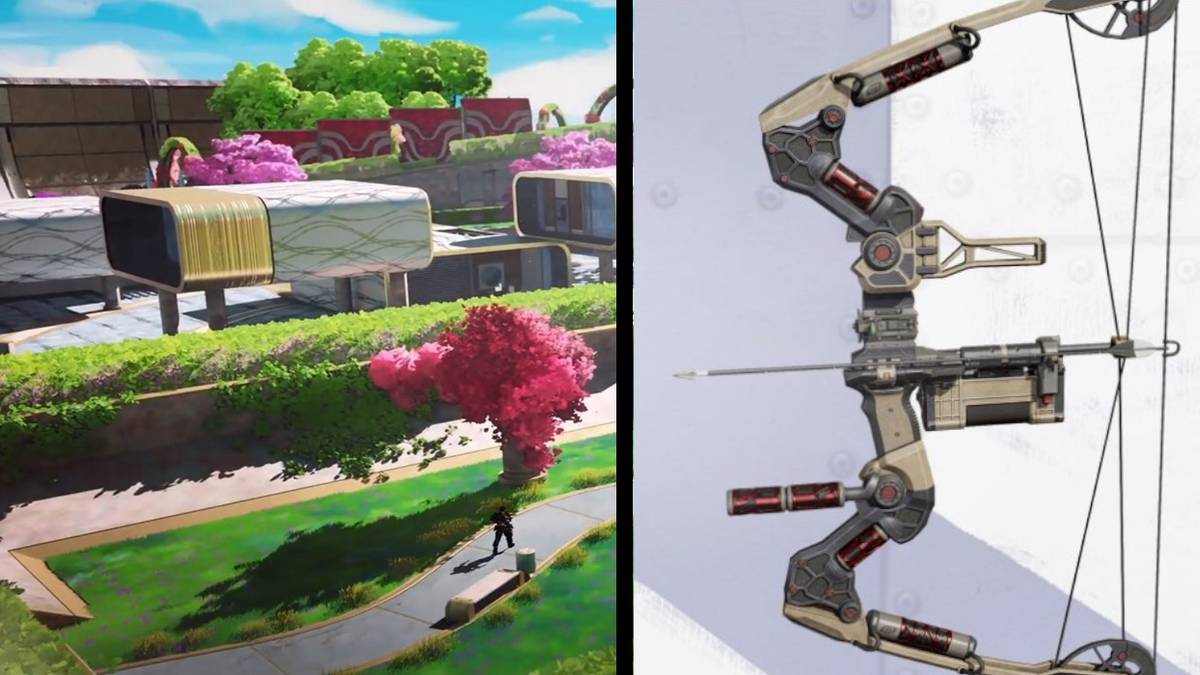 apex legends olympus map and bocek bow weapon