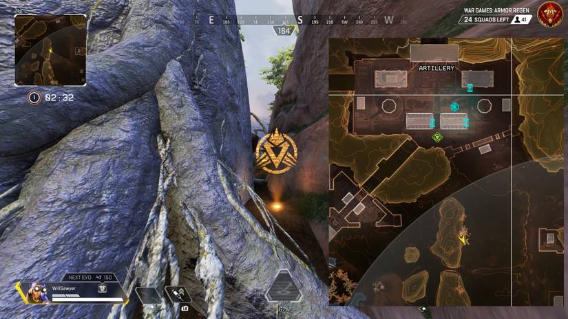 easter egg hologram south of artillery