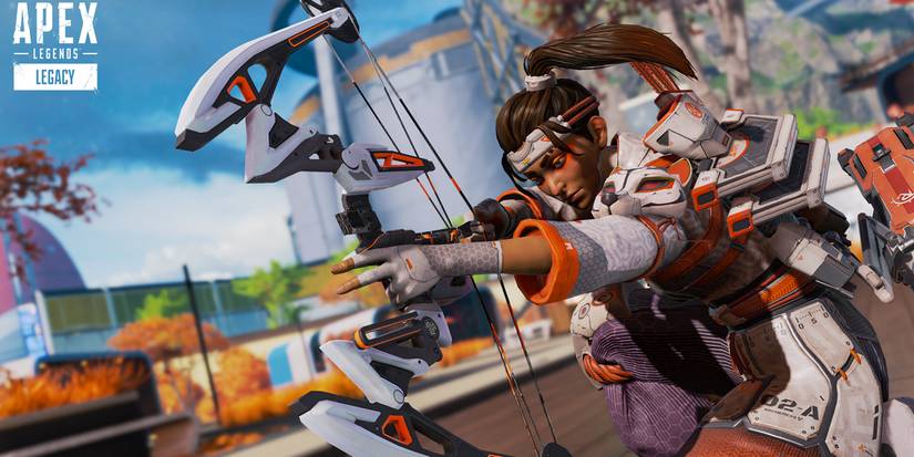 featured Rampart holding new compound bow weapon on olympus