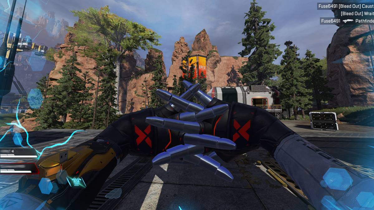 revenant flexing hands while body shield automatically regenerates in LTM