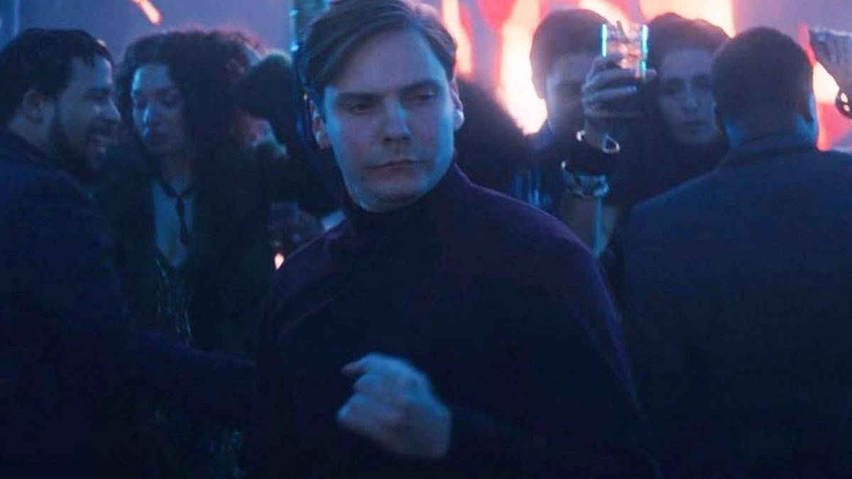 Baron Zemo dancing on Falcon and Winter Soldier