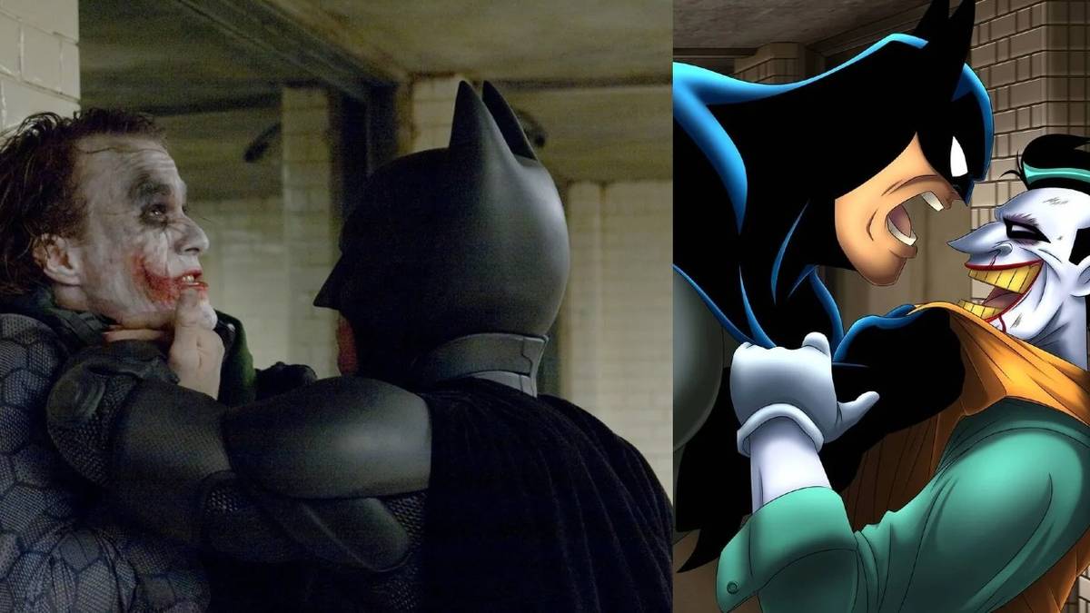 Batman Scene from The Dark Knight and fan art animated series