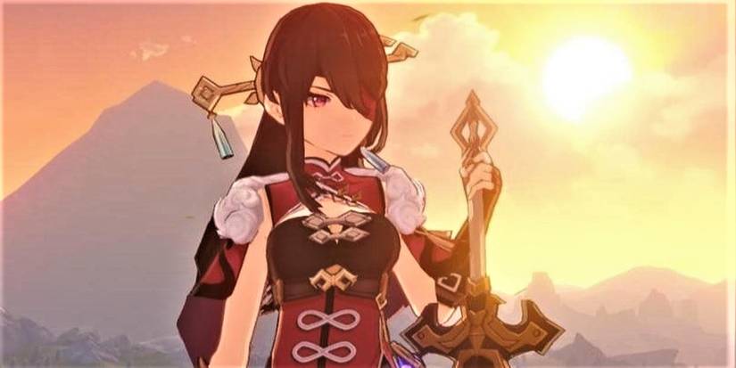 Genshin Impact Beidou Sunset Mountain Claymore