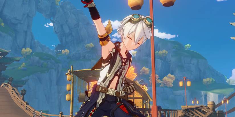 Genshin Impact Bennett Posing Liyue